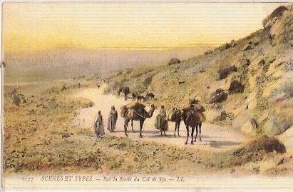 Scenes et types sur la route du col de sfa