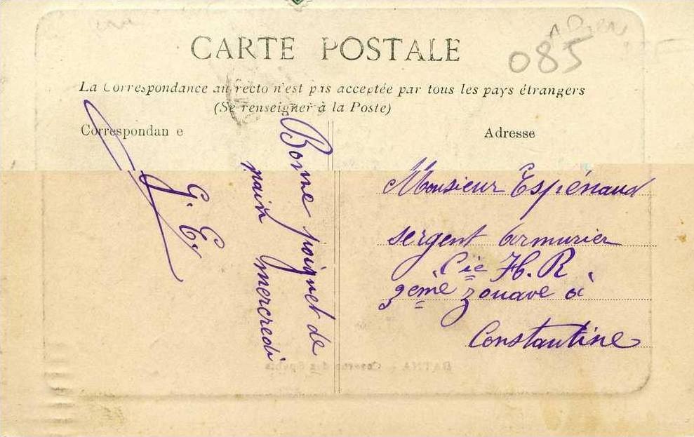 BATNA...CASERNE DES SPAHIS....CPA ANIMEE