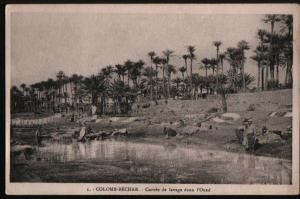 AK Algerien/Algeria/Algerie, Colomb Béchar, Corvée de Lavage dans l'Oued