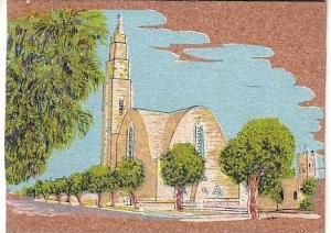 Bechard Notre Dame de la Saoura peinture sur liège création Olbidecor à Hyères