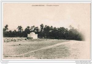 CPA COLOMB BECHAR - Cimetière indigène - Ed. Ortégat