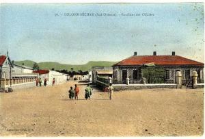 ALGERIE  COLOMB BECHAR  SUD ORANAIS  PAVILLONS DES OFFICIERS