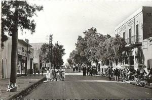 ALGERIE * COLOMB-BECHAR - Rue Poincarré - Semi moderne petit format