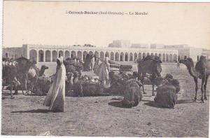 5 - Colomb-Béchar (Sud-Oranais) - Le Marché (Belle animation / Indigènes / Chameaux)