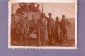 Algérie - Béchar - Transport de légionnaires - Photo format 6.3 x 9 cm (Légion)