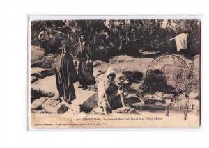 ALGERIE Colomb Bechar Types, Femmes de Beni Guil, Blanchisseuses, Cachet Tirailleurs, ed Combes 3, 1909 *** ETAT **
