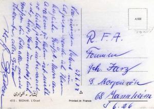 ALGERIE / ALGERIEN   Bechar   L´ Qued