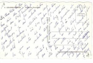 COLOMB-BECHAR...La Piscine Municipale....cpa 9X14..dentelée  1950