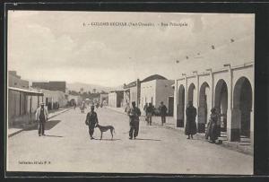 CPA Colomb-Bechar, Rue Principale