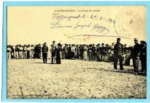 COLOMB-BECHAR.  -  Le Champ de courses - 1914 - BELLE CARTE ANIMEE - ( taches de vieillissement )