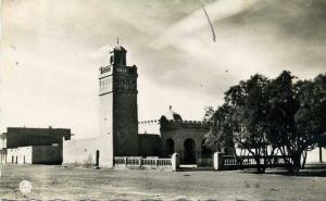 CPSM PETIT FORMAT DENTELE COLOMB BECHAR LA MOSQUEE  VOIR SCANER