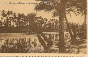 1935 ;  COLOMB  BECHAR    LA  RIVIERE