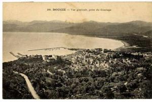 ALGERIE  BOUGIE  VUE GENERALE PRISE DU GOURAYA