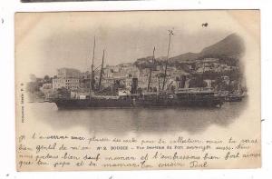 CPA ALGERIE - BOUGIE - Vue Générale du Port - Superbe Plan d'un Navire dans le Port   Vue générale OBLITERATION PAQUEBOT