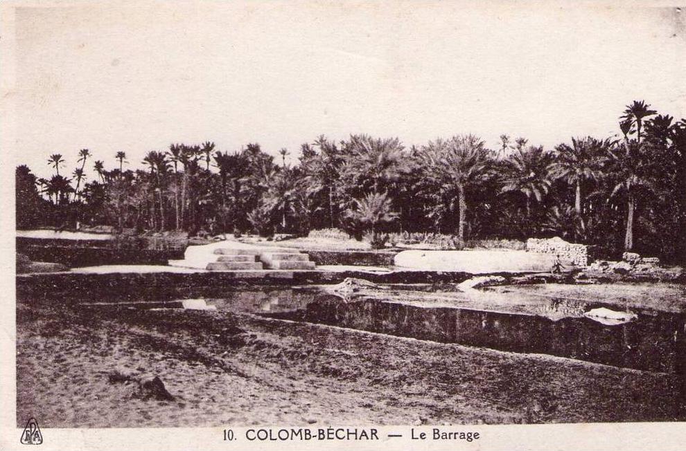CPA COLOMB-BECHAR (algérie)     Le barrage (N°10).    (9127)