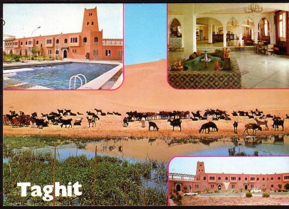 TAGHIT 4 vues diverses - Circulated under Cover   - Circulé sous enveloppe.