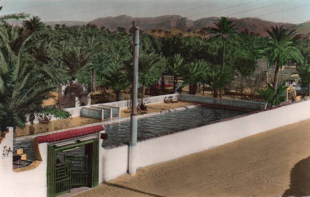 CARTE POSTALE. ALGERIE. COLOMB BECHAR. LA PISCINE.