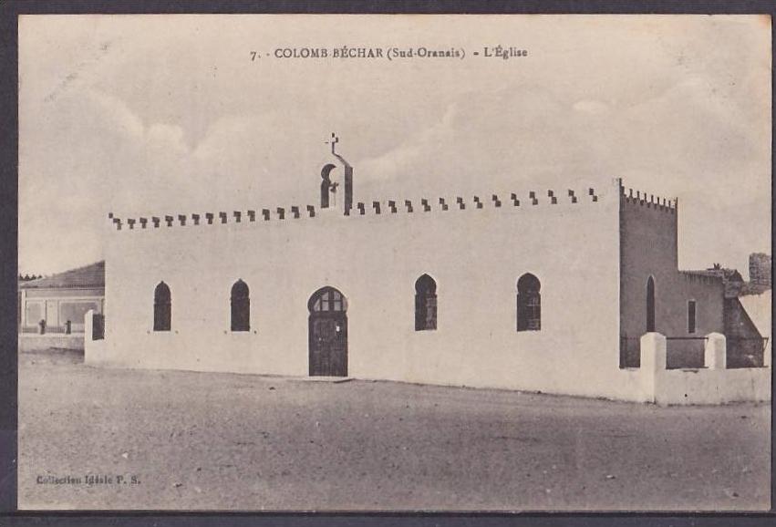 Colomb Béchar (Sud Oranais) L ' Eglise