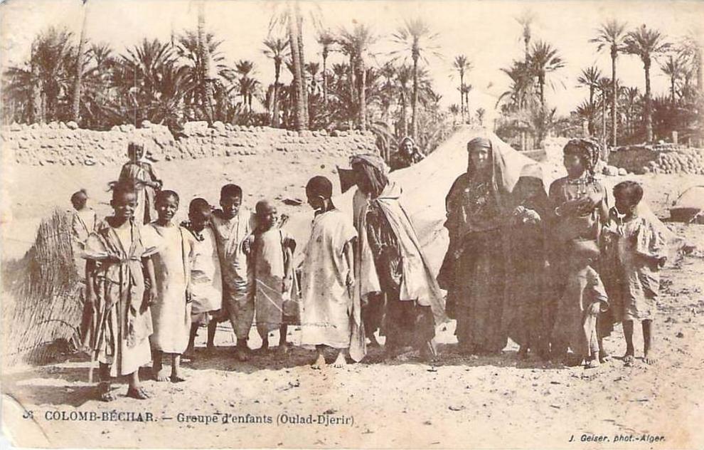 Algérie - Colomb-Béchar - Groupe d'enfants, Oulad-Djerir