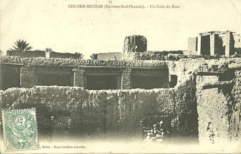 ALGERIE.COLOMB-BECHARD. UN COIN DU KSAR.