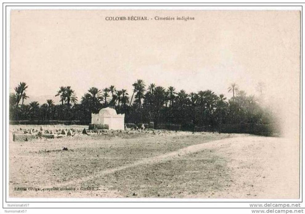 CPA COLOMB BECHAR - Cimetière indigène - Ed. Ortégat