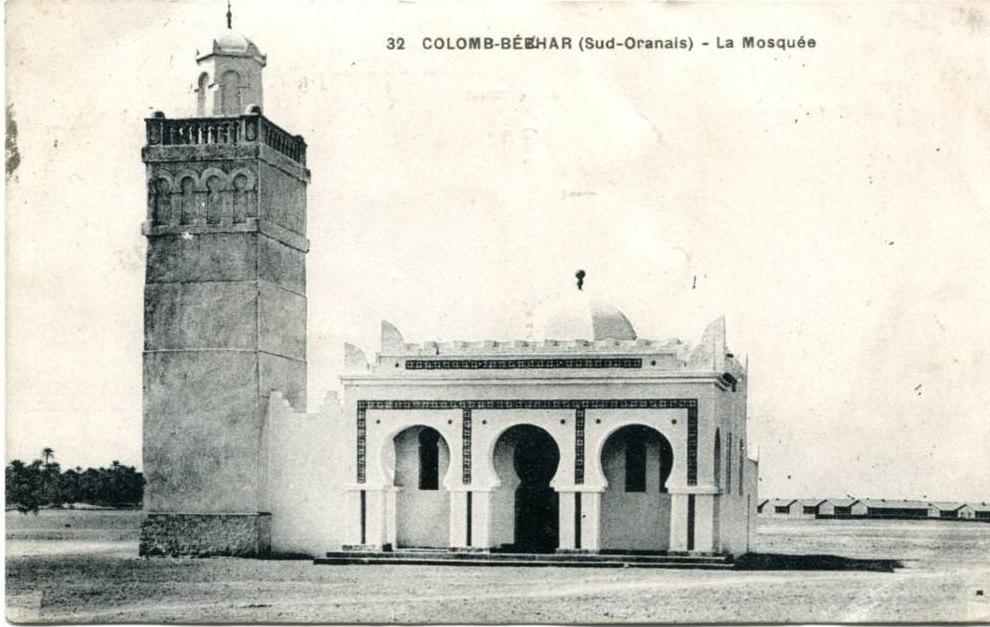 COLOMB-BECHAR La Mosquée - CPSM (petit format) écrite et timbrée en 1931