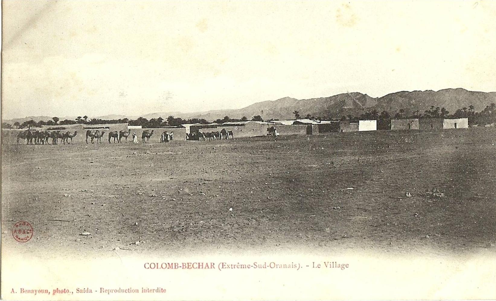 ALGERIE * COLOMB-BECHAR - (Extrême-Sud-Oranais) - Le Village