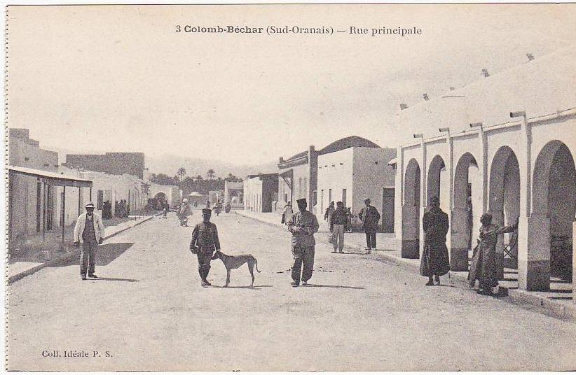 3 - Colomb-Béchar (Sud-Oranais) - Rue principale (Belle animation)