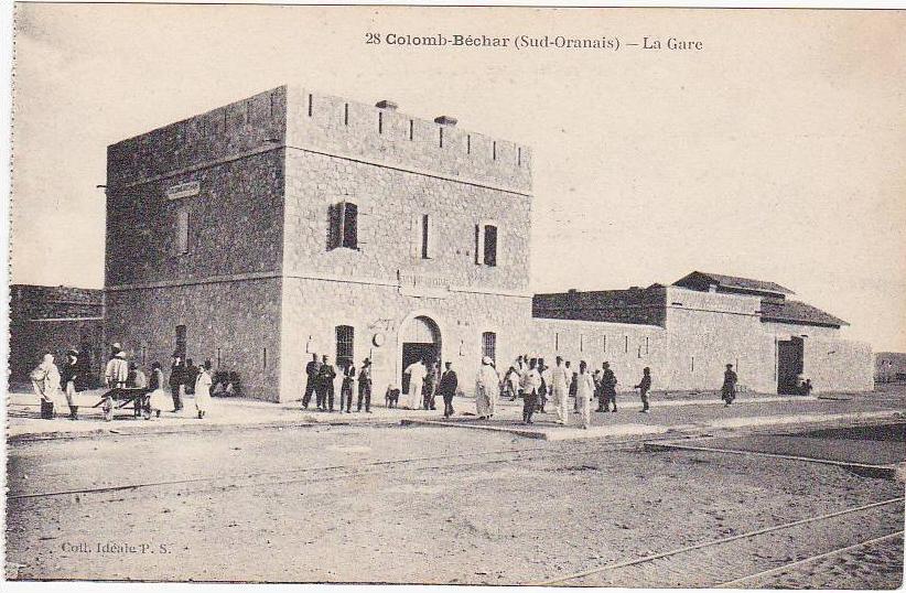 28 - Colomb-Béchar (Sud-Oranais) - La Gare (Animation)