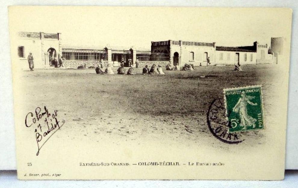 cpa Colomb Béchar Algérie animée - Extrême Sud Oranais - le Bureau Arabe   -