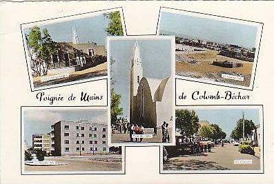 algérie poignée de main de Colomb Bechar cpm multivue  ed photo africaine 12.11