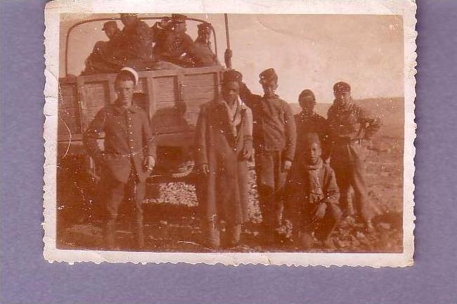 Algérie - Béchar - Transport de légionnaires - Photo format 6.3 x 9 cm (Légion)