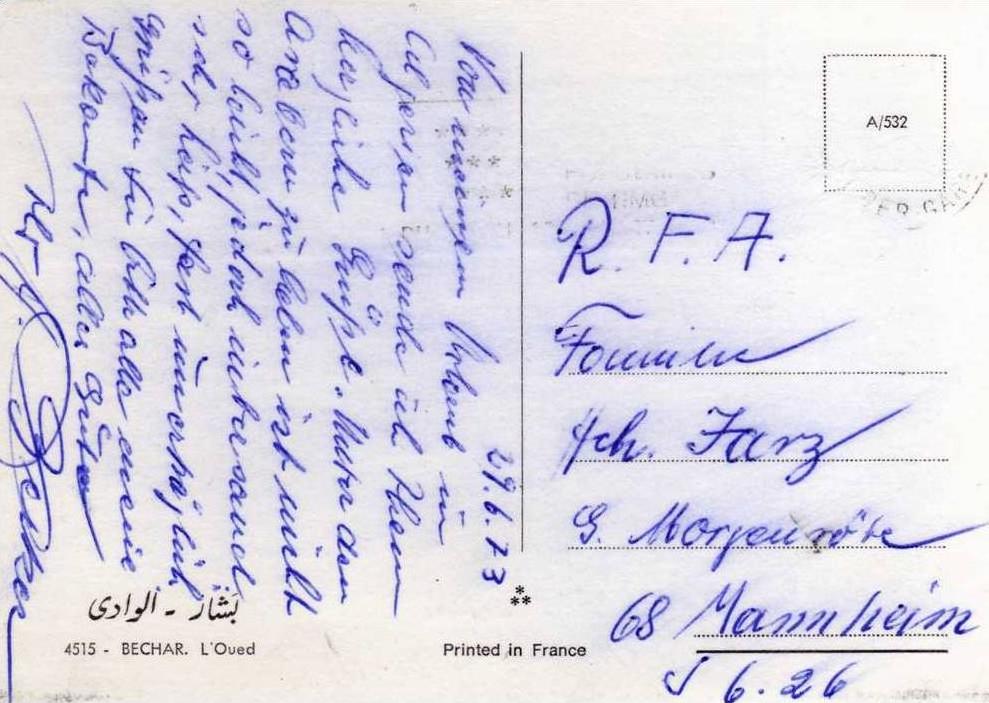 ALGERIE / ALGERIEN   Bechar   L´ Qued