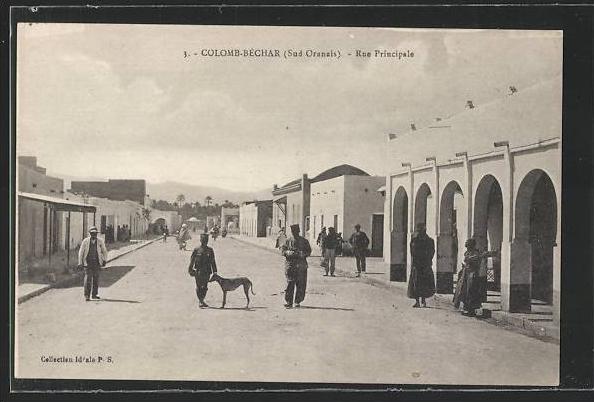 CPA Colomb-Bechar, Rue Principale
