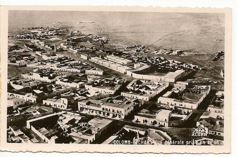 12 - COLOMB BECHAR - VUE GENERALE PRISE EN AVION