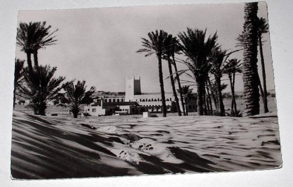 belle CPSM Afrique Algérie Colomb Béchar Hôtel Transatlantique