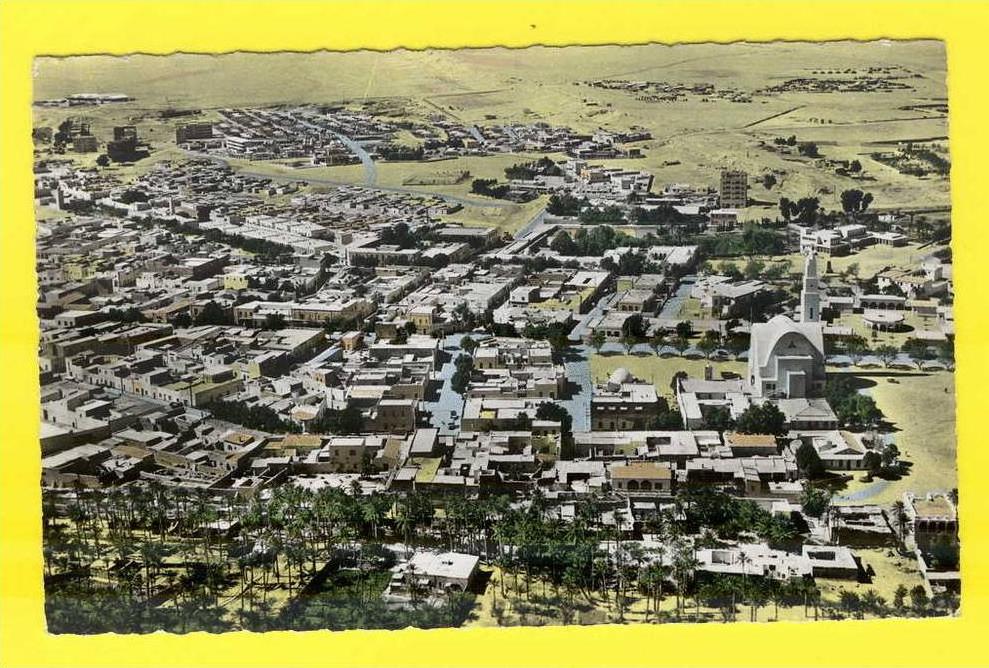 COLOMB BECHAR - Algérie - Vue aérienne - mosquée - non circulé - édit JP Argence