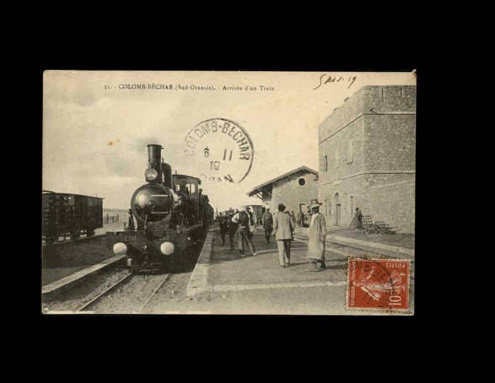 31 - COLOMB-BECHAR - Arrivée d'un Train - train, gare