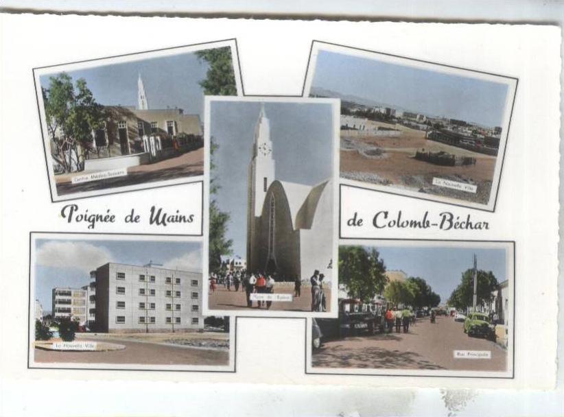 CPSM COLOMB BECHAR MULTIVUES