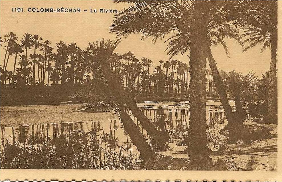 1935 ;  COLOMB  BECHAR    LA  RIVIERE