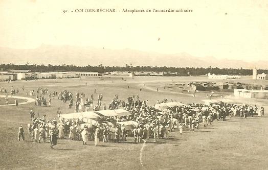 CPA Algerie COLOMB BECHAR (aeroplanes)