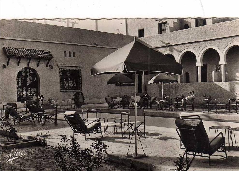 Colomb Bechar  Piscine de l ´ Hôtel Transatlantique