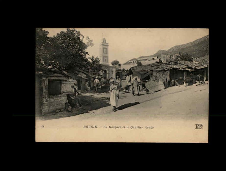 ALGERIE - BOUGIE - La Mosquée et le Quartier Arabe - 48