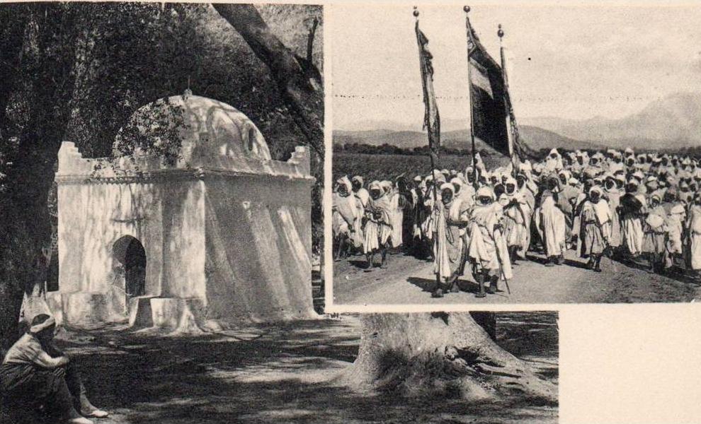 ALGERIE - BEJAÏA - PELERINAGE  AU  MARABOUT  SIDI - MOHAMED - AMOKRAN