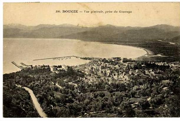 ALGERIE  BOUGIE  VUE GENERALE PRISE DU GOURAYA