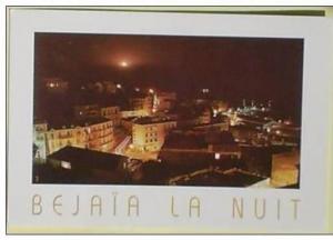 C. Postale  ALGERIE - BEJAIA - VIEILLE VILLE AU CLAIR DE LUNE (2000)