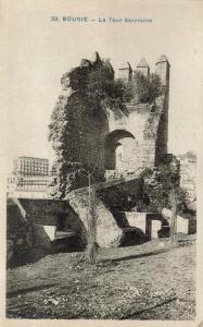 CPSM BEJAIA ex BOUGIE (Algérie) - La tour sarrasine