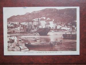 Bougie Bejaia Le Port vu de la Jetee Sud Algerien AK CPA