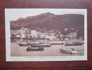 Bougie Bejaia Le Port La Ville et la Gourraya Algerien AK CPA