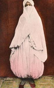 CARTE POSTALE ANCIENNE. BEJAIA. BOUGIE. MAURESQUE EN COSTUME DE VILLE. 1925.